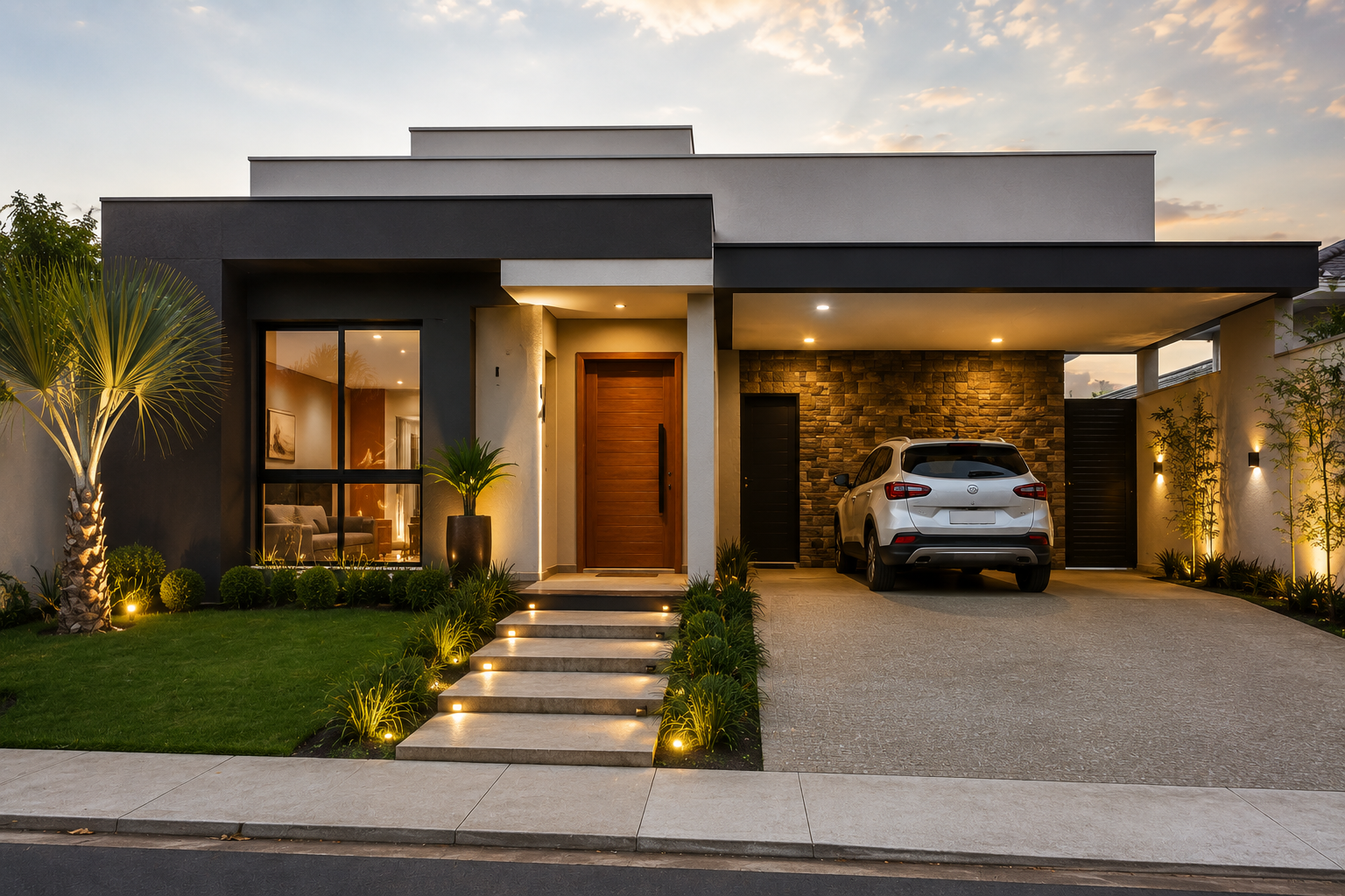 Residência de Alto Padrão com Arquitetura Moderna